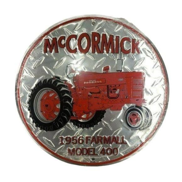 McCormick 1956 Farmall Model 400‎ Metal Sign Diamon - Picture 1 of 6